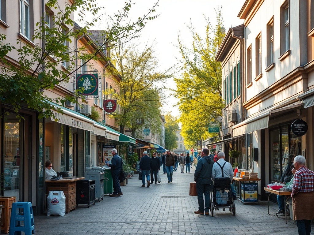 Nowoczesny autobus hybrydowy na ulicach miasta Pabianice, symbol ekologicznego transportu